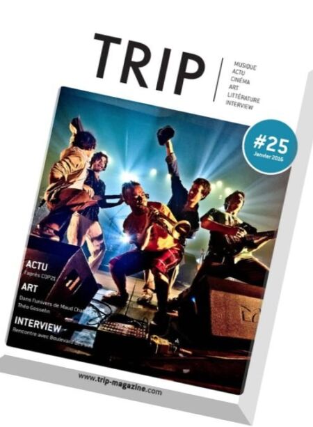 Trip Magazine – N 25, Janvier 2016 Cover