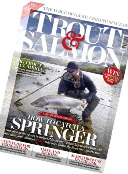 Trout & Salmon – March 2016 Cover