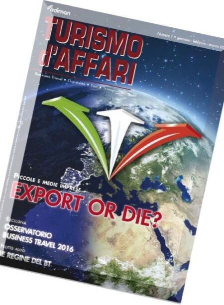 Turismo d’Affari – Gennaio-Marzo 2016 Cover