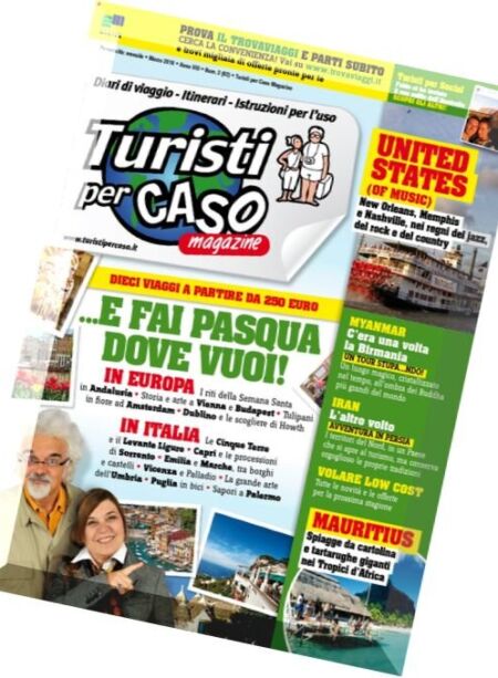 Turisti per Caso – Marzo 2016 Cover