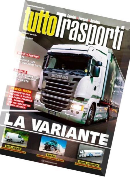TuttoTransporti – Febbraio 2016 Cover