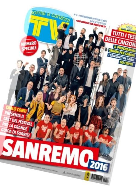 TV Sorrisi e Canzoni – 6 Febbraio 2016 Cover