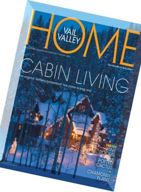 Vail Valley Home – March 2016 Cover