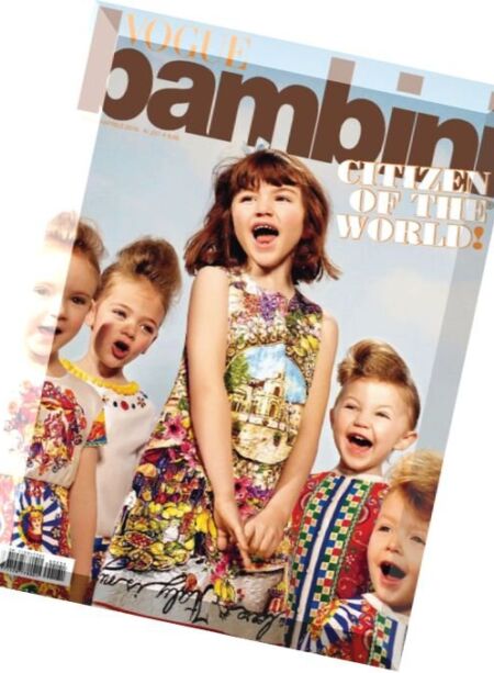 Vogue Bambini – Marzo-Aprile 2016 Cover