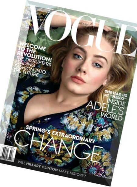 Vogue USA – March 2016 Cover