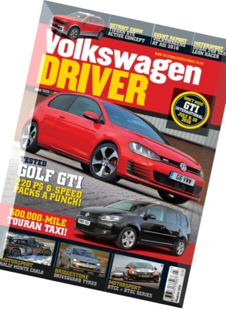 Volkswagen Driver – March 2016 Cover