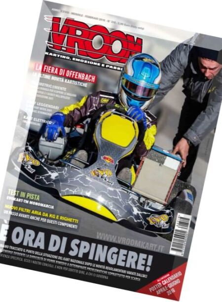Vroom Italia – Febbraio 2016 Cover