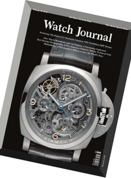 Watch Journal – March 2016 Cover