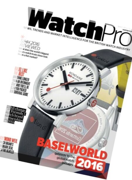 WatchPro – March 2016 Cover