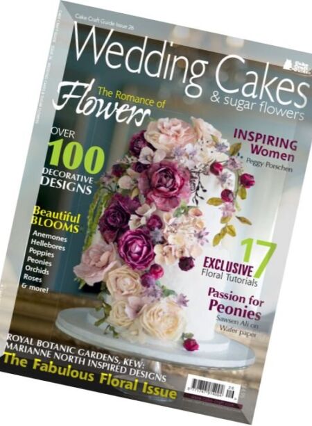 Wedding Cakes & Sugar Flowers – Issue 26 2016 Cover