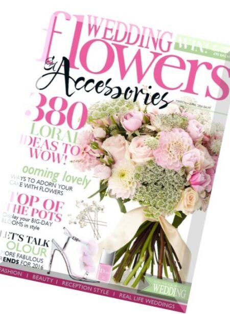Wedding Flowers – March-April 2016 Cover