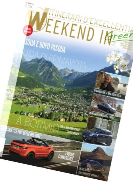 Weekend In Auto – Marzo-Aprile 2016 Cover