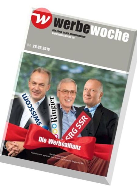 Werbewoche – 26 Februar 2016 Cover