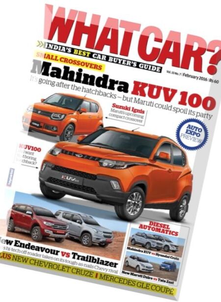 What Car – February 2016 Cover