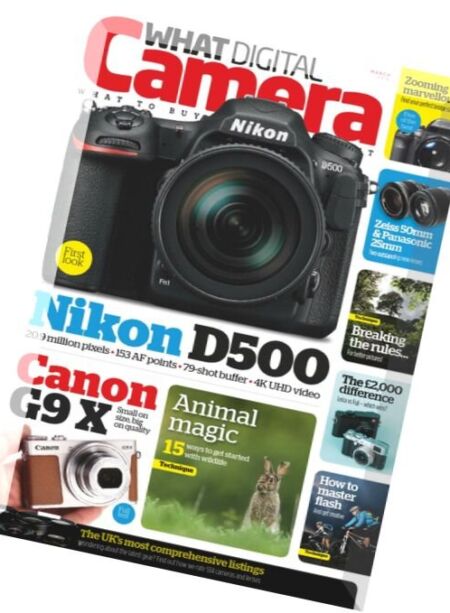 What Digital Camera – March 2016 Cover