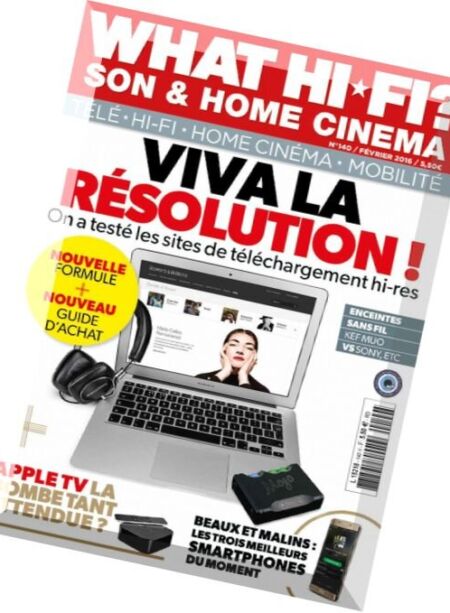 What Hi-Fi France – Fevrier 2016 Cover