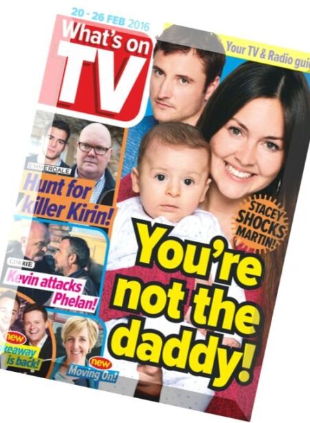 What’s on TV – 20 February 2016 Cover