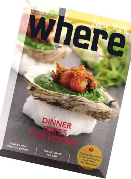 Where New York – February 2016 Cover