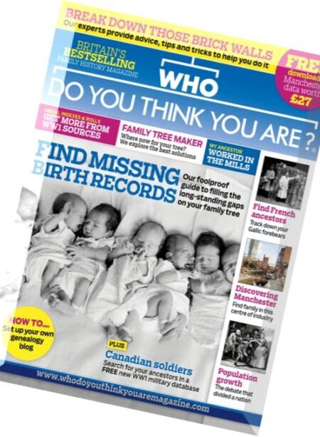 Who Do You Think You Are – March 2016 Cover