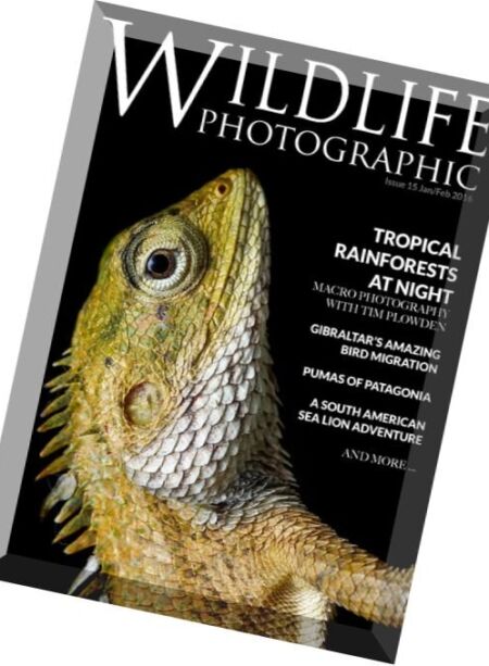 Wildlife Photographic – January-February 2016 Cover