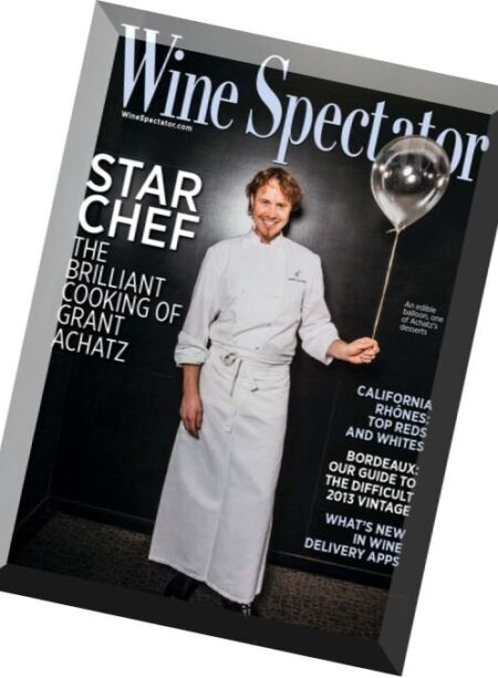 Wine Spectator – March 31, 2016 Cover