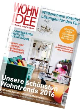 Wohnidee Magazin – Februar 2016