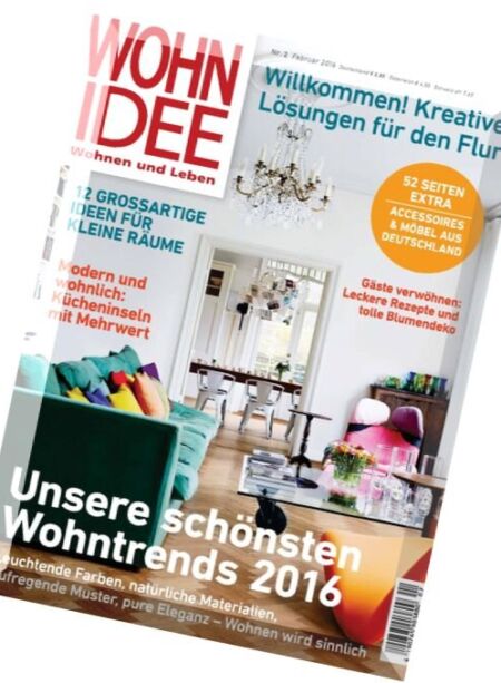 Wohnidee Magazin – Februar 2016 Cover