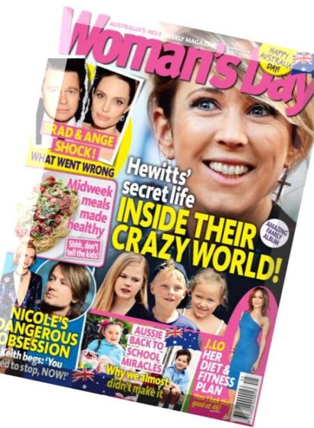 Woman’s Day – 1 February 2016 Cover