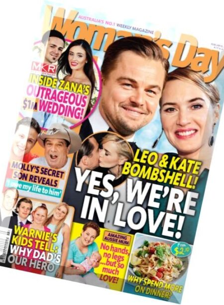 Woman’s Day – 15 February 2016 Cover