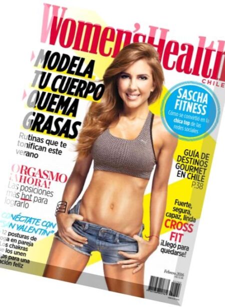 Women’s Health Chile – Febrero 2016 Cover