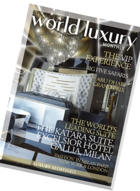 World Luxury Monthly – Issue 1, 2016 Cover