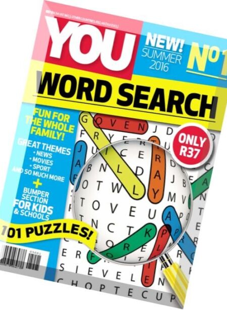 YOU Word Search – Summer 2016 Cover