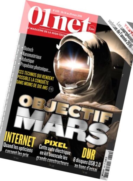 01net – 16 au 29 Mars 2016 Cover