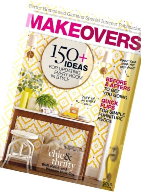 100 Ideas Makeovers – 2016 Cover