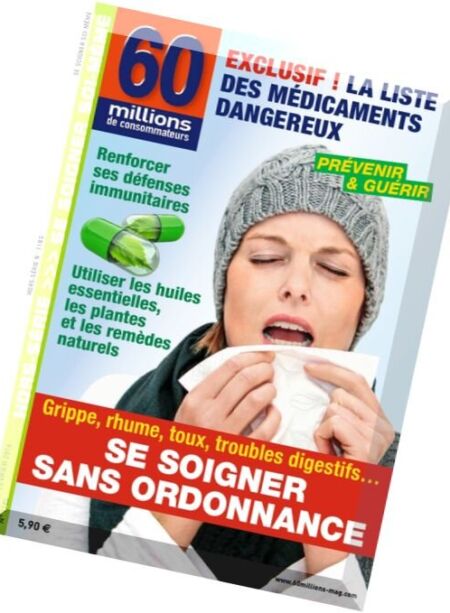 60 Millions de Consommateurs – Hors-Serie Janvier-Fevrier 2016 Cover