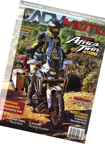 Adventure Motorcycle – March-April 2016 Cover