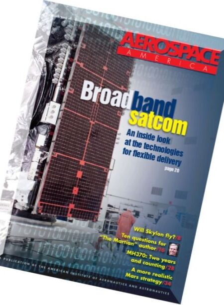 Aerospace America – March 2016 Cover