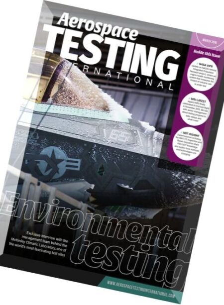Aerospace Testing International – March 2016 Cover