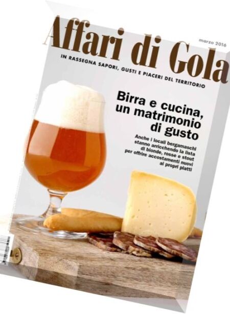 Affari di Gola – Marzo 2016 Cover
