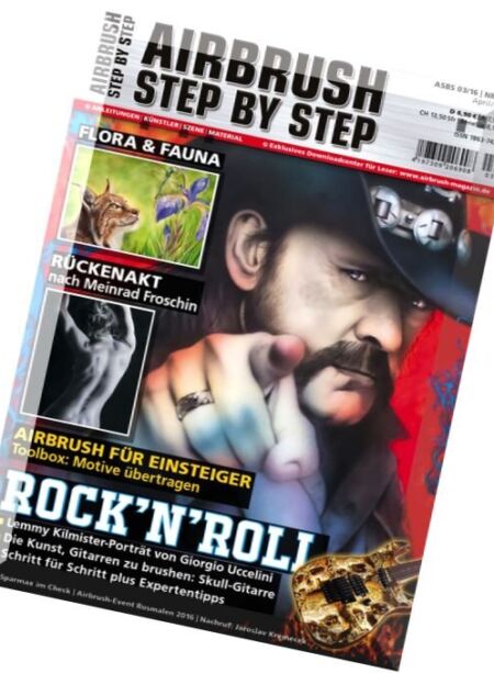 Airbrush Step By Step – April-Mai 2016 Cover
