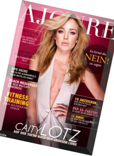 Ajoure Magazin – April 2016 Cover
