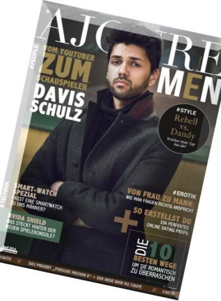 Ajoure Men – April 2016 Cover