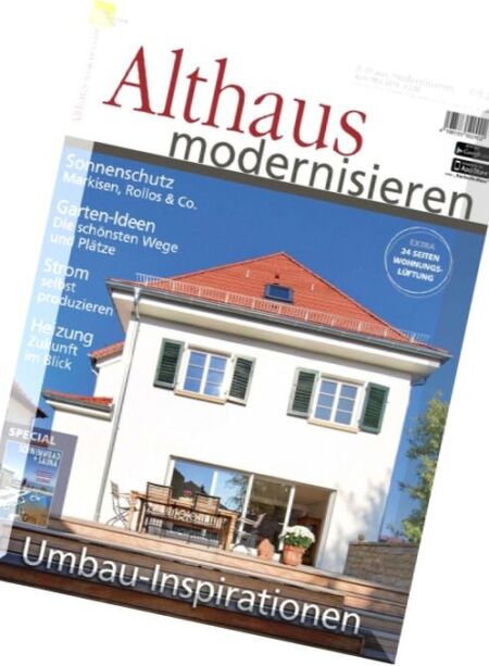 Althaus Modernisieren – April-Mai 2016 Cover