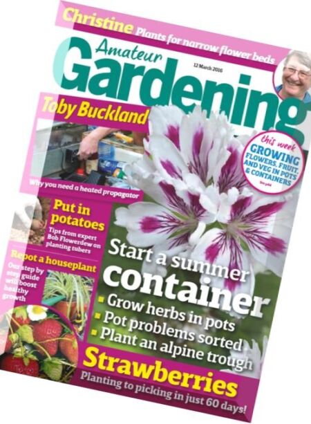 Amateur Gardening – 12 March 2016 Cover
