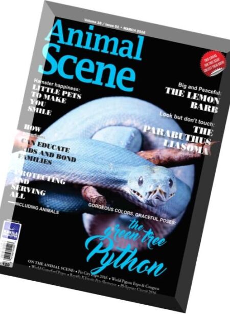 Animal Scene – March 2016 Cover