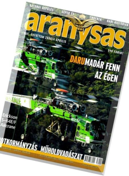 Aranysas – 2008-04 Cover
