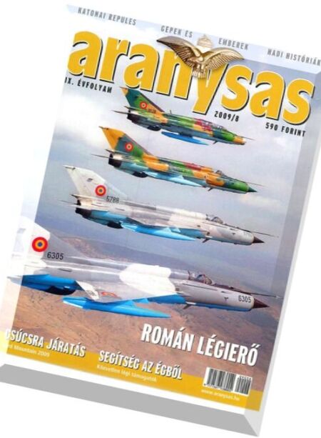 Aranysas – 2009-08 Cover