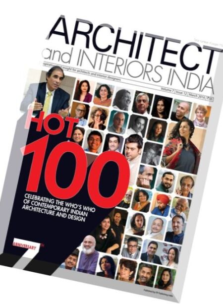 Architect and Interiors India – March 2016 Cover