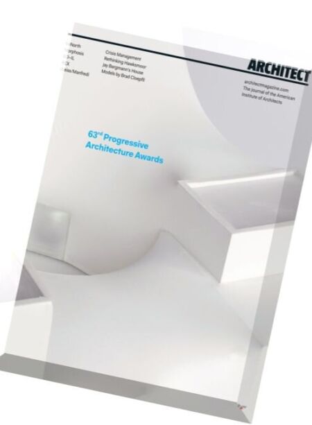 Architect Magazine – February 2016 Cover