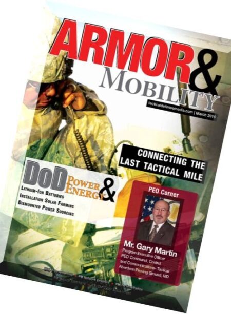 Armor & Mobility – March 2016 Cover